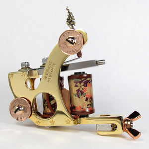 Custom Tattoo Machine - Gold Plated Supreme Liner