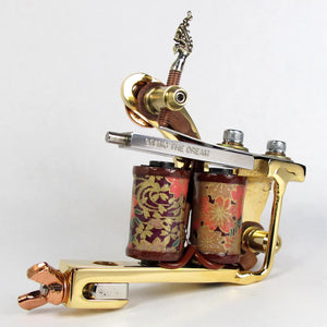 Custom Tattoo Machine - Gold Plated Supreme Liner