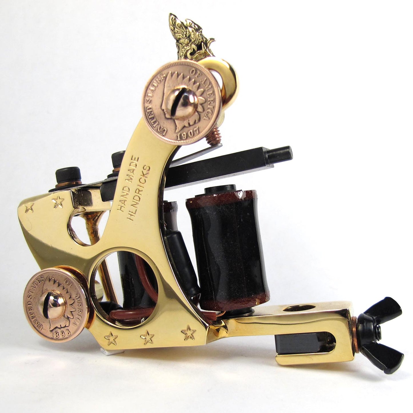 Custom Tattoo Machine - Gold Plated Supreme Liner