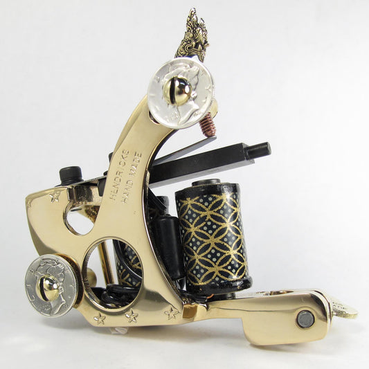 Custom Tattoo Machine - Gold Plated Supreme Liner