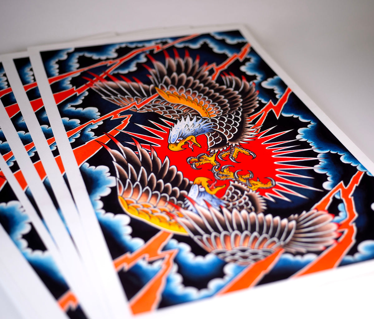 Giclée Print - Fighting Eagles