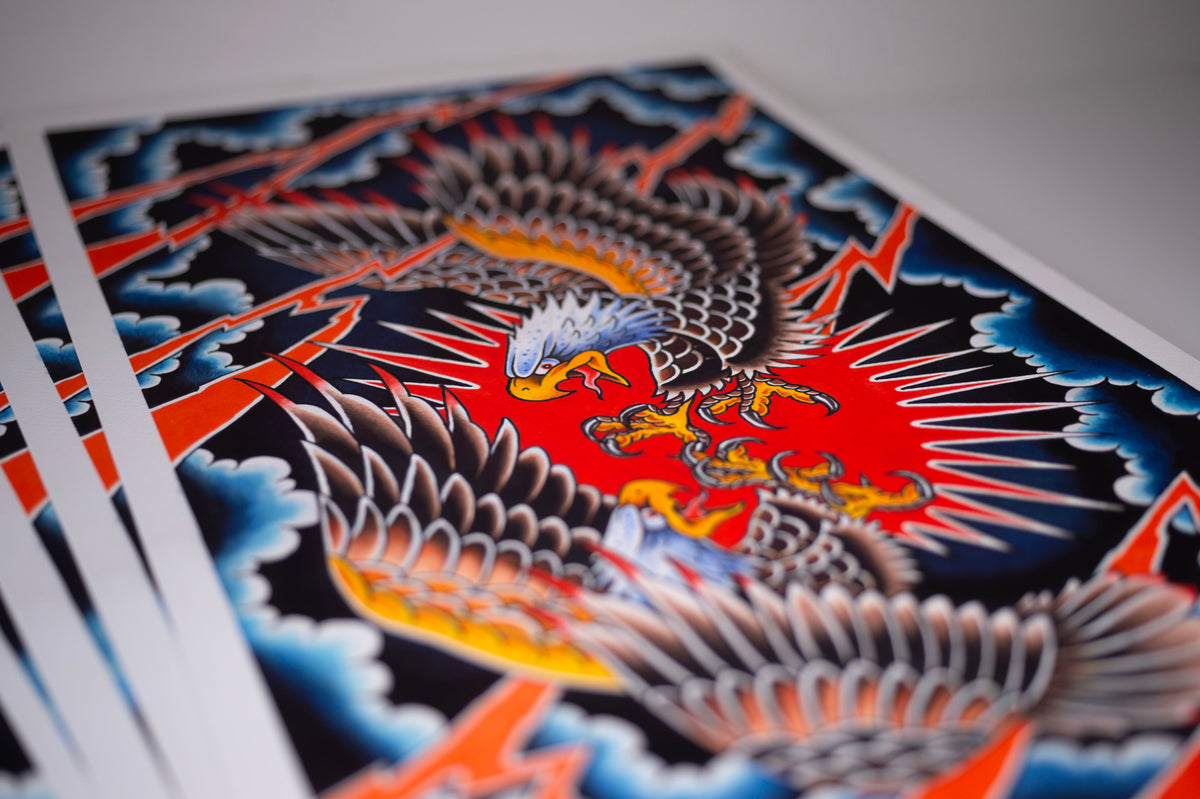 Giclée Print - Fighting Eagles
